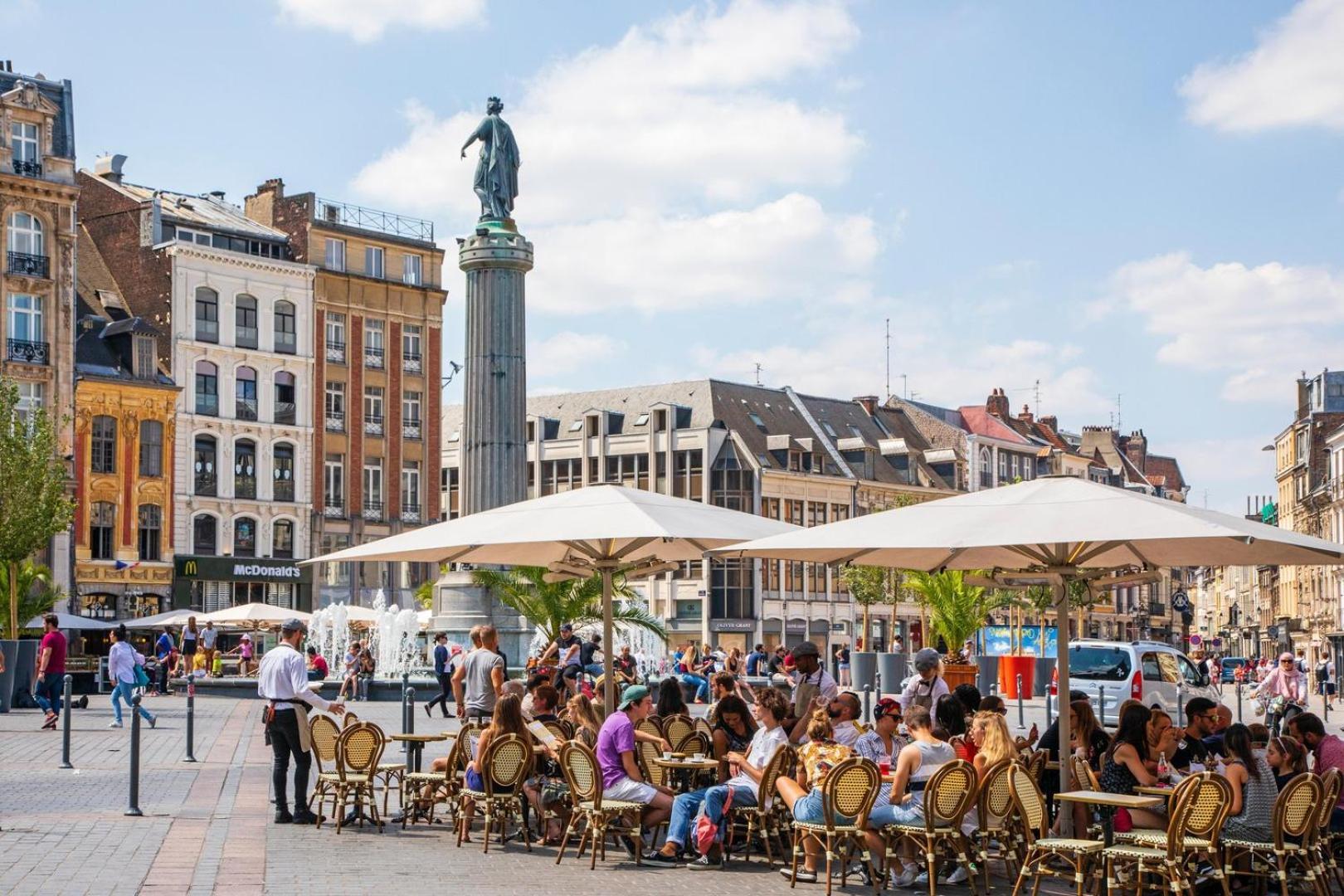 Duplex In The Heart Of Old Lille Terrace + Parking Leilighet Eksteriør bilde